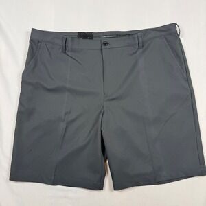 IZOD Golf Mens Shorts Flat Front Gray Size 44 Performance Stretch NWT READ